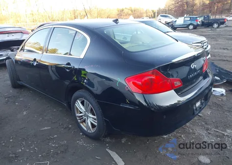 2013 Infiniti G37X из США, поврежденный, VIN JN1CV6AR1DM752824